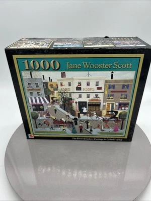 Rompecabezas Mattel Jane Wooster El primer carro sin caballos en Cobble Valley 1000 piezas Foto 1 de 4