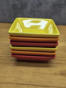 6er Set Fitz And Floyd One Look And You Know 3 1/2" Tasting Dip Schalen - Bild 1 von 5