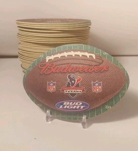 Houston Texans Beer Coasters ~ Budweiser/ Budlight 2001 Season Lot Of 40 - Picture 1 of 3