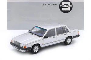MODELLINO AUTO STATICO TRIPLE 9 VOLVO 760 1985 SILVER MODELLISMO SCALA 1:18 - Foto 1 di 4