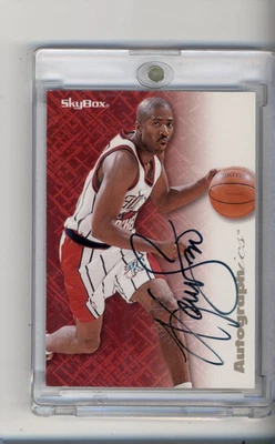 996-97 SkyBox Premium Kenny Smith Auto Autographics Black sp - Image 1 of 2