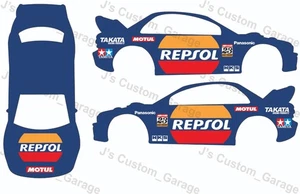 Universal repsol 1/64 custom water slide decal Compatible for Hot Wheels - Picture 1 of 1