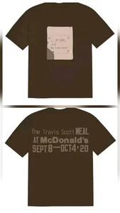 TRAVIS SCOTT CACTUS JACK McDONALDS CJMD-SS147 GRILL SHIRT SIZE XL IN BAG NEW - Picture 1 of 6