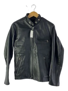 Schott Single Rider Jacket/34/Leather/Blk/Plain/641// 1918 - Picture 1 of 6