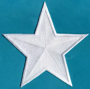 5" Embroidered Iron-On Star Patch : Your choice of colors - Picture 1 of 12