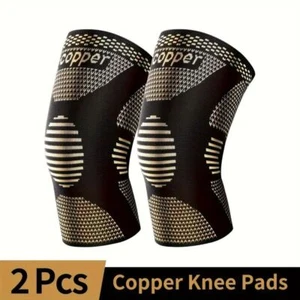 Copper Knee Sleeve Running Working Out Fitness Weightlifting for Women and Men - Picture 1 of 24