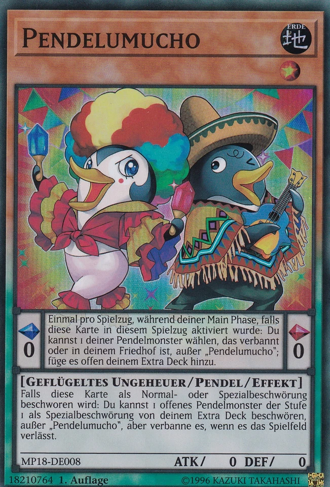 Yu-Gi-Oh MP18-DE008 Pendelumucho 1 Aufl. Super Rare NM - Bild 1 von 1