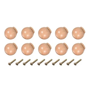 Round Wood Drawer Knob 30mm Dia 10Pcs Wood Pull Knobs - for Furniture Drawer ... - Picture 1 of 5