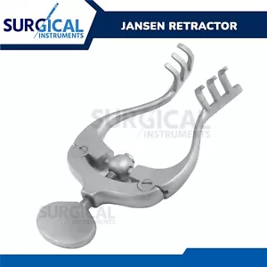 JANSEN Retractor Surgical & Veterinary Instruments Stainless Steel German Grade - Picture 1 of 3