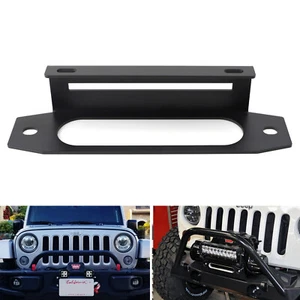 Hawse Fairlead License Plate Mount Bracket w/LED LIghtbar, Pod Light Mount Slots - Picture 1 of 11