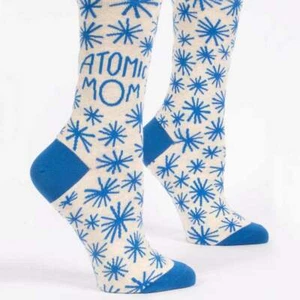 BLUE Q Women's Socks | Atomic Mom - Picture 1 of 6