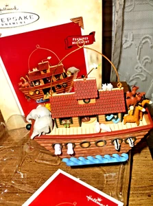 Arca de Noé Sello Recuerdo Adorno de Navidad 2004 Original con Movimiento - Imagen 1 de 5