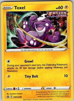 Toxel SWSH209 SWSH: Sword & Shield Promo Cards Holo - NM - Free Shipping - Image 1 of 2