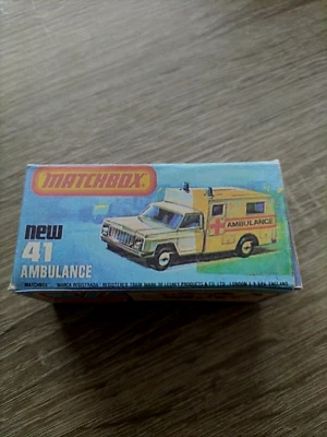 Matchbox Superfast - No41 Ambulance  - Replica / Copy Box only - Image 1 of 3