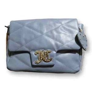 Juicy Couture schieferblau heller als ein Diamant Umhängetasche Handtasche neu mit Etikett - Bild 1 von 10