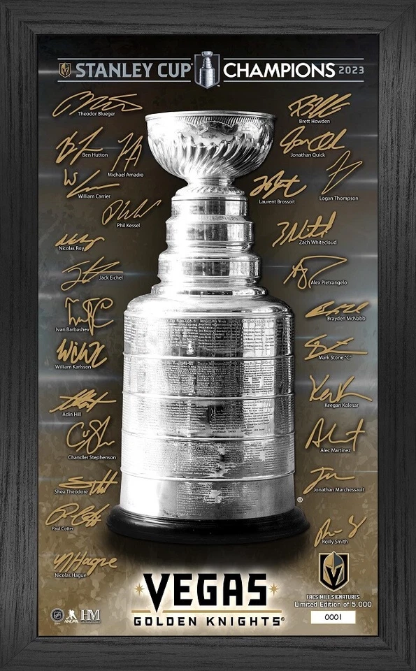 Vegas Golden Knights Stanley 杯杯牌全新仅限提货 — 第 1/1 张图片