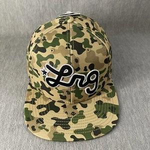 Lifted Research Group LRG Men’s Camo Snapback Cap Hat Logo Legacy Tree - Picture 1 of 10