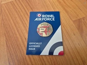 WESTMINSTER RAF ROYAL AIR FORCE 50P SHAPED COIN 1974 HAWK T1 BAE - Picture 1 of 3