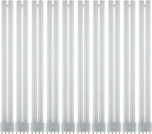 10Pack 4 Pin Base 2G11 Twin Tube Light Bulb, Push Button, 36W, 2900LM, 4100K - Picture 1 of 8