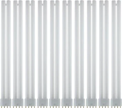 10Pack 4 Pin Base 2G11 Twin Tube Light Bulb, Push Button, 36W, 2900LM, 4100K - Image 1 of 4