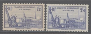 France 1939 New York World's Fair set Sc# 372-73 NH - Picture 1 of 1