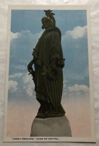 "Bewaffnete Freiheit", Kuppel des Kapitols. Postkarte (T2) - Bild 1 von 2