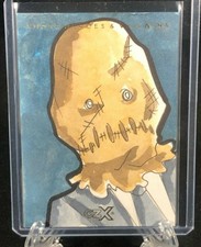 SCARECROW - CZX Heroes & Villains Artist Sketch Card by LUCY FIDELIS! 1/1 Batman