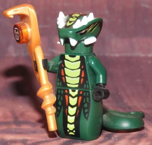Lego Ninjago 9450 Acidicus minifigure usato sfuso 2012 con bastone - Foto 1 di 9