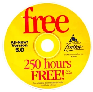 RARE Aol 5.0 America Online Collectible / Install Disc, Vintage AOL CD, Sealed! - Picture 1 of 1