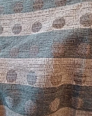 Polka Dot/Striped Heavy Weight Woven Upholstery Fabric - 58" x 50 - Image 1 of 2