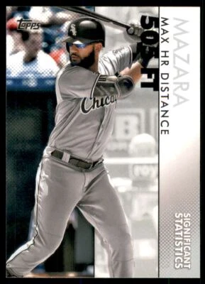 2020 Topps Significant Statistics #SS13 Nomar Mazara - Image 1 of 2