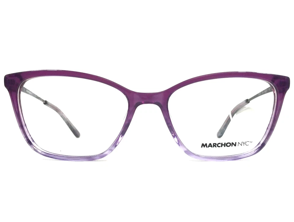 Marcos de gafas Marchon NYC M-5017 524 púrpura degradado ojo de gato 54-17-140 Foto 1 de 4