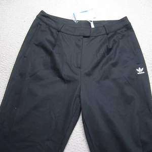 Adidas Danielle Cathari Pants Womens Large Black Track Pants Trefoil Y2K - Picture 1 of 13