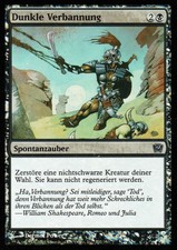 Dark Exile Foil/Dark banishing | NM | 9th Edition | Ger | Magic MTG