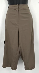 Tail Tech Damen Activewear Golf Crops Caprihose Größe 16 Braun Poly Strick Stretch - Bild 1 von 15