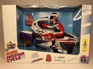 Vintage Super Motorcycle Infrared control Rare Super Cycle Collection New in box - Picture 1 of 11