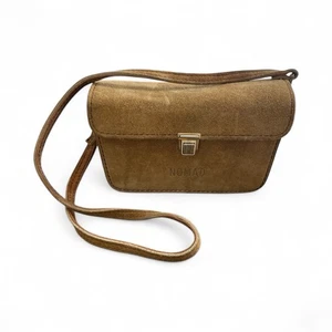 Vintage Nomad Suede Leather Detachable Side Bag with Velvet Lining - Picture 1 of 10
