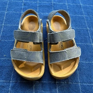 Birkenstock Kids Mogami H&L Sandals Faded Khaki Yellow Sz 27 US 9 Waterproof - Picture 1 of 7