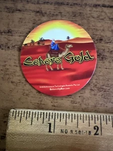 Collectible Casino Slot Machine Game Magnet RARE - Sahara Gold - Picture 1 of 2