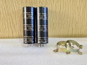 Audio Professor Nichicon 500 WV 100 uF x2 Kondensator Paar getestet Japan MG01 1.0 - Bild 1 von 6