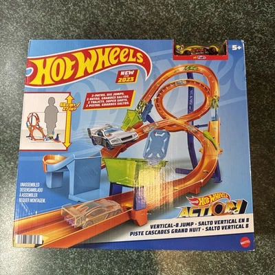 Hot Wheels Action Vertical-8 Jump Track Set - NEW - Image 1 of 4