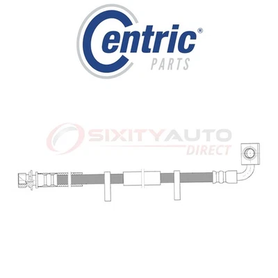 Centric Brake Hydraulic Hose for 2008-2012 Jeep Liberty 3.7L V6 - Braking ty Foto 1 de 4