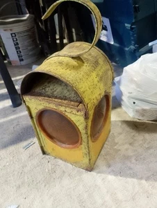 Vintage Paraffin Railway / Road Lamp/Light/Lantern +Burner - Picture 1 of 3