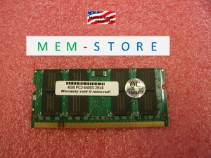 4GB DDR2-800 non-ECC SODIMM RAM Memory Compatible for HP 484195-001 495054-001 - Picture 1 of 6