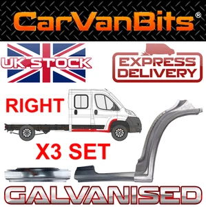 FÜR FIAT DUCATO 06-14 DOPPEL CREW CAB UNTER TÜR RADLAUF SCHWELLER REPARATURBLECH - Bild 1 von 16