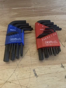 Eklind allen wrench set hex key ball-end metric and sae USA made - Picture 1 of 8