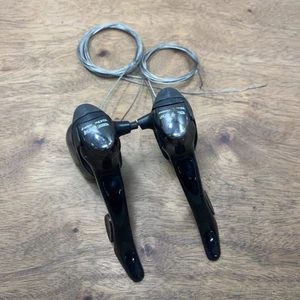 Shimano 105 ST-5510 2/3x9 Double Triple Road Bike Shifter Pair - Picture 1 of 16