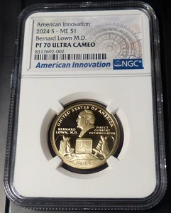 2024-S ( ME.)  Bernard Lown Innovation NGC Proof70 - Picture 1 of 6