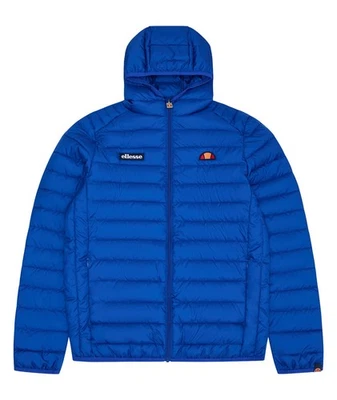 Ellesse Mens Jacket Lombardy Padded Coat in Cobalt Blue - Image 1 of 4