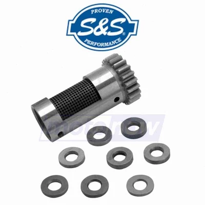 S&S Cycle Steel Breather Gear Kit for 1955-1957 Harley Davidson FLH ga Foto 1 de 4